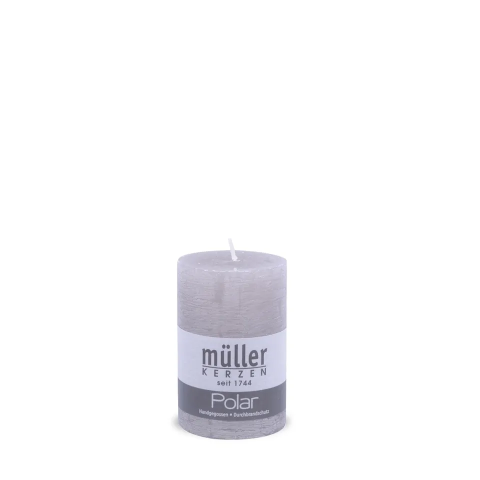 m-ller-polarkerzen-raureif-stumpenkerze-durchgef-rbt-90-58 image 1