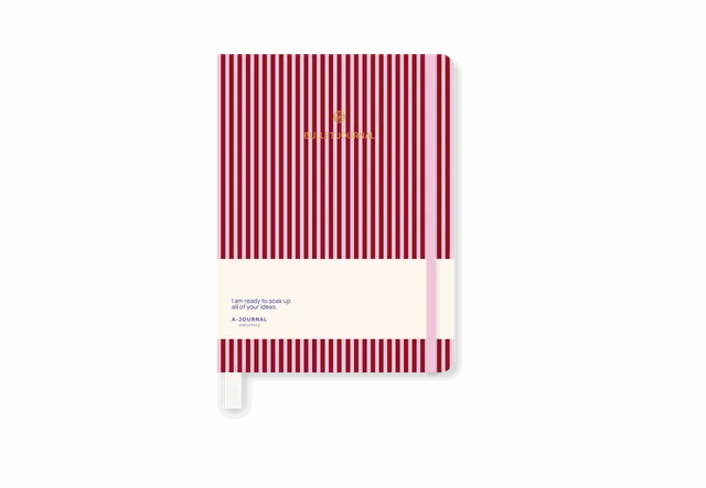 a-journal-bullet-journal-notizbuch-pink-bordeaux-dotted image 1