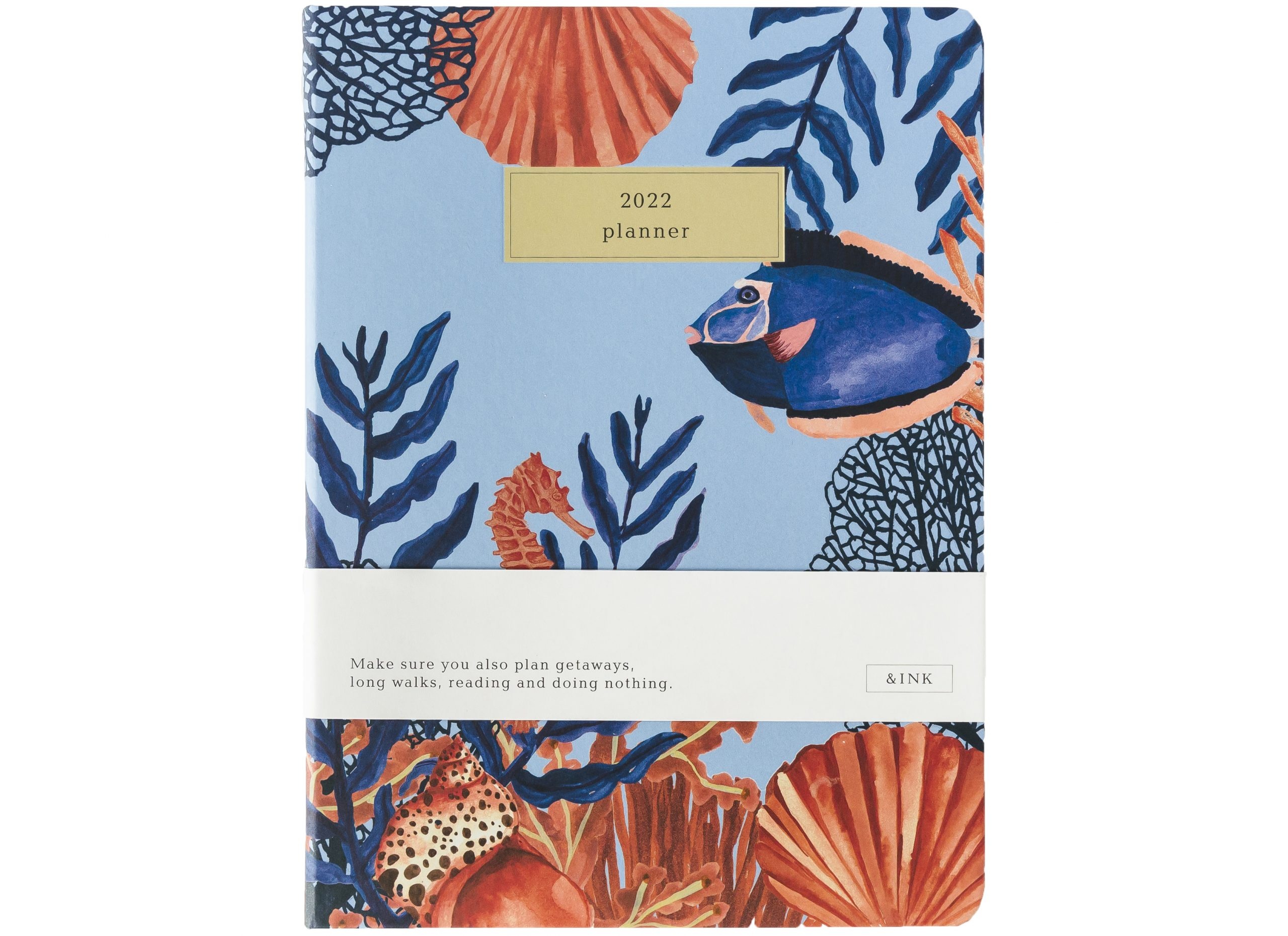 a-journal-ink-diary-2022-kalender-aqua image 1
