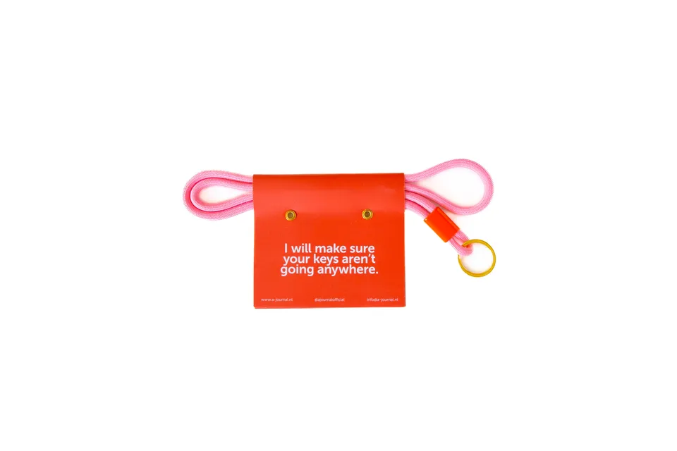 a-journal-keycord-long-schl-sselband-pink-lang image 1