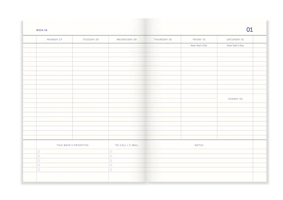 a-journal-my-journal-agenda-terminkalender-sand-beige image 1