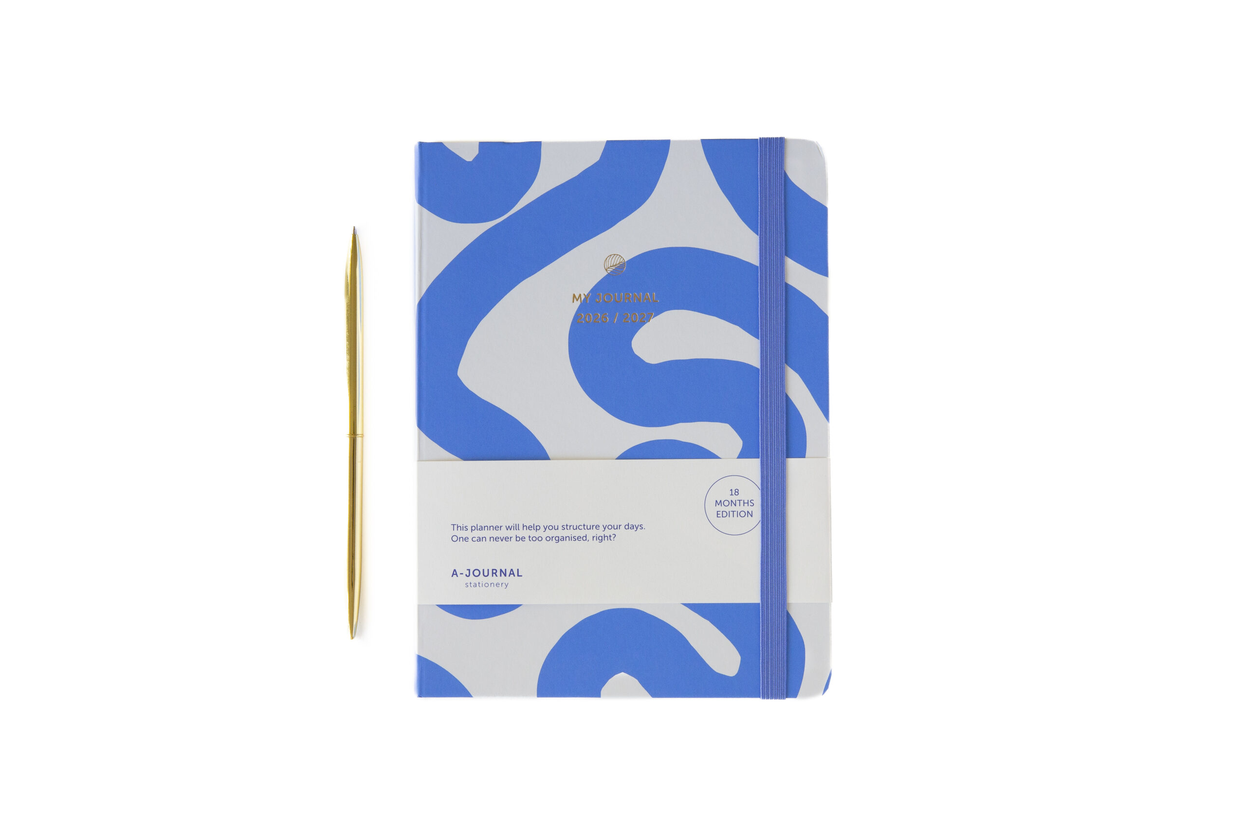 a-journal-my-journal-18-months-diary-2026-2027-terminkalender-flow-blue image 5