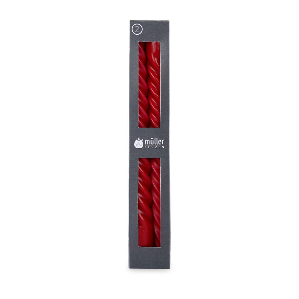 m-ller-kerzen-renaissance-spitzkerze-250-23-mm-tafelkerze-2er-set image 1