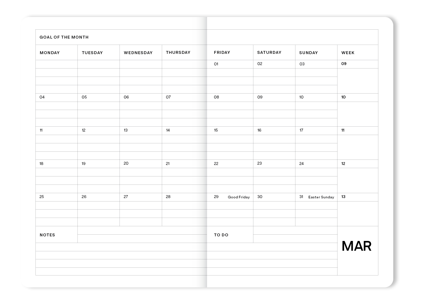 a-journal-fabrique-diary-2024-painted-terminkalender-bunt image 2