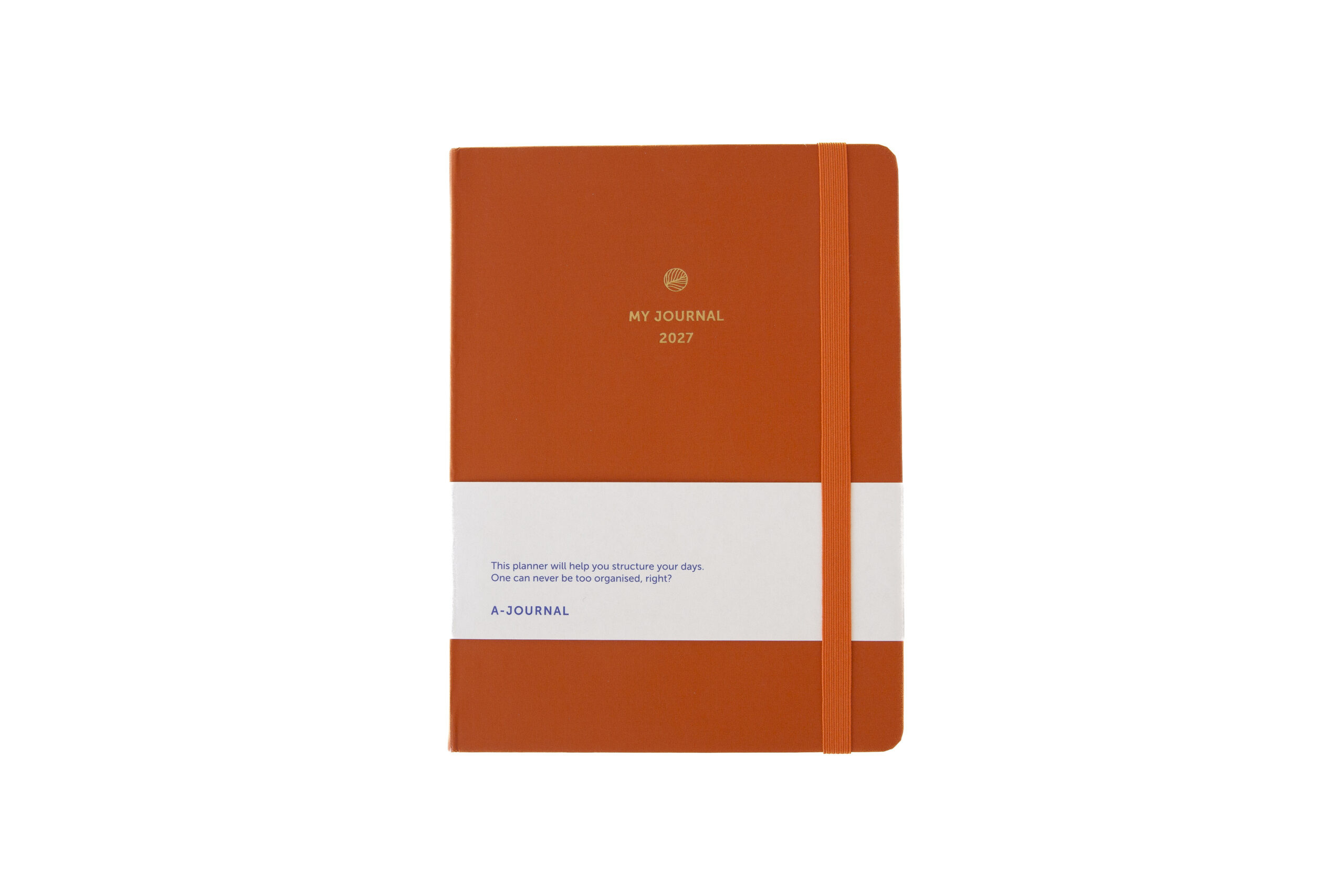 a-journal-my-journal-diary-2027-orange-tagebuch image 1