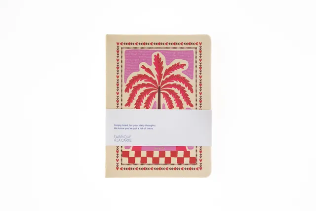 a-journal-fabrique-notebook-notizbuch-palmtree-pink image 1