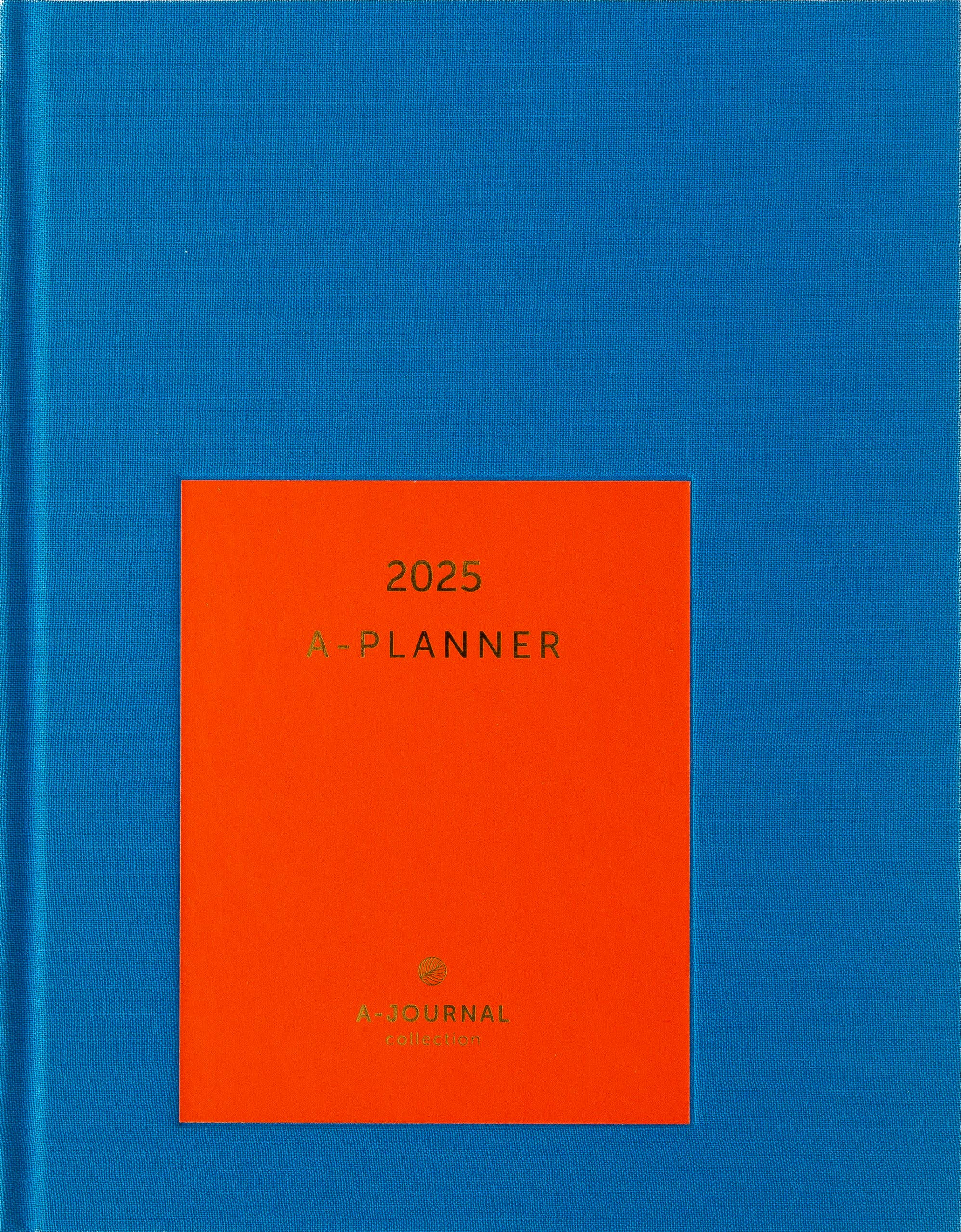 a-journal-a-planner-2025-blue-linnen-terminkalender image 1