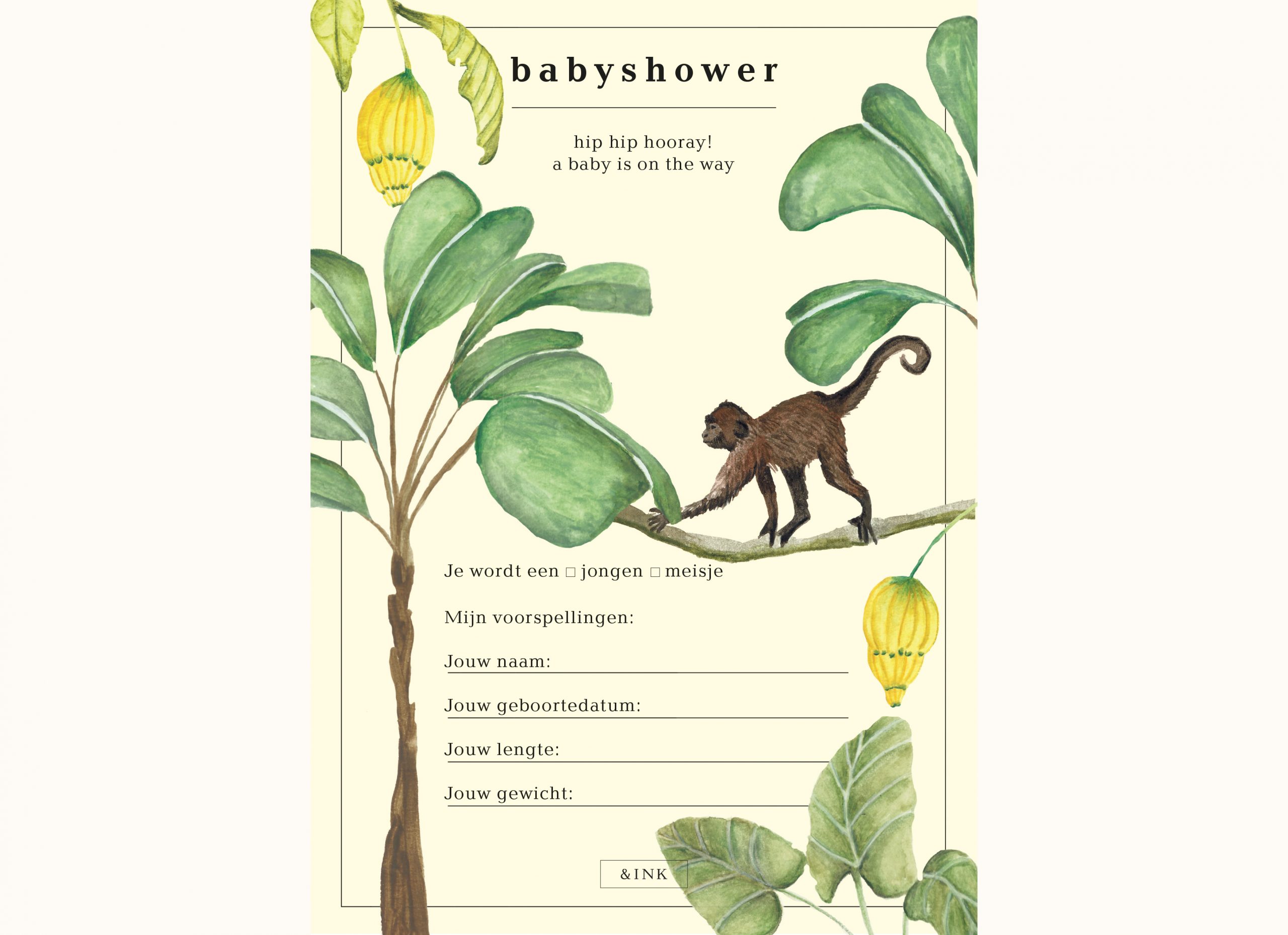 a-journal-ink-babyshower-karten-set-baby-feier image 2