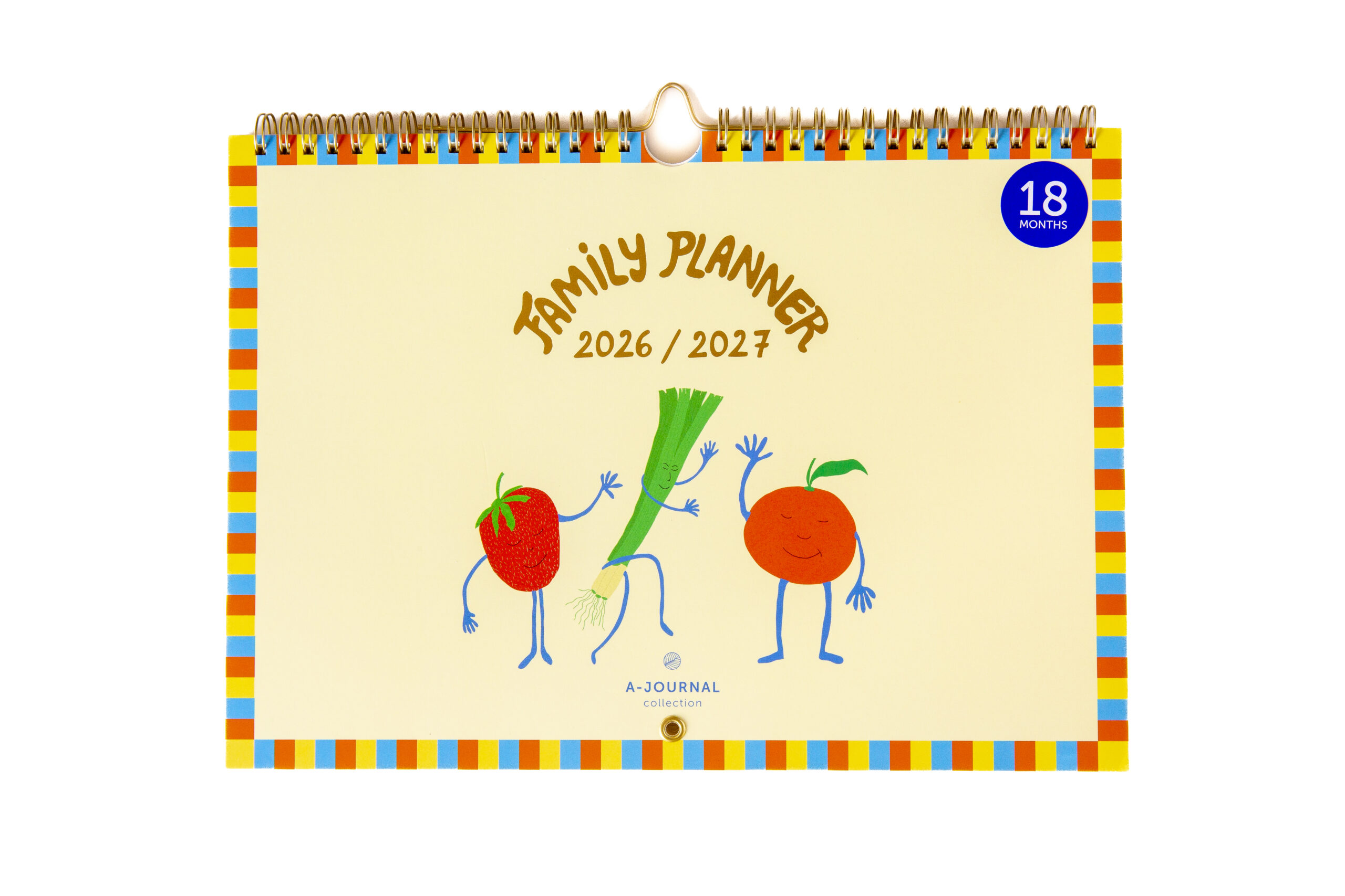 a-journal-family-planner-2026-2027-familienplaner-fruity-18-monate image 1