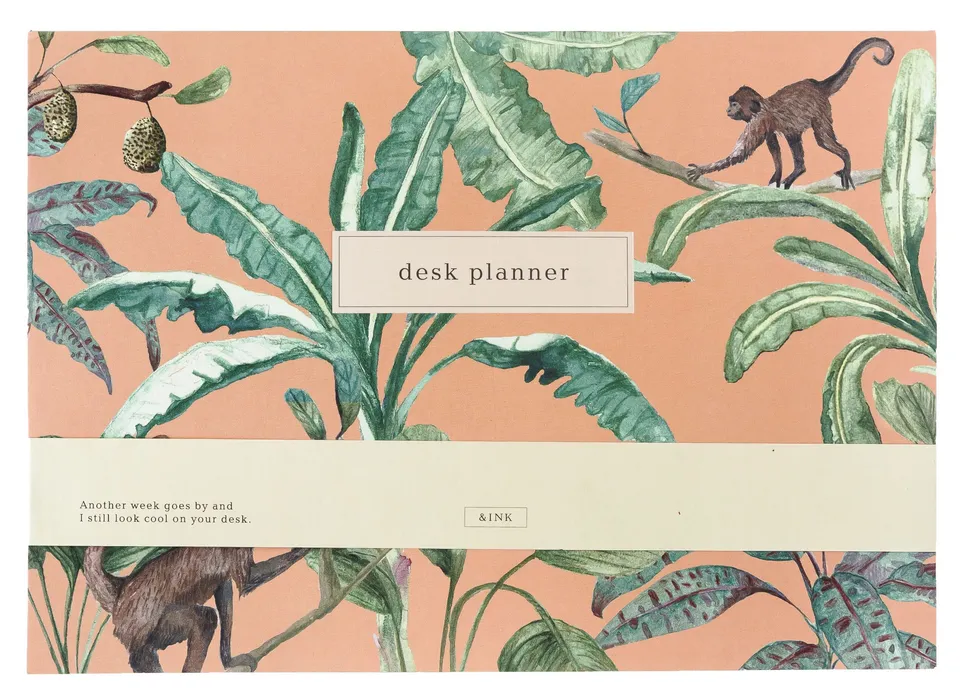 a-journal-ink-deskplanner-schreibtischplaner-papier image 1