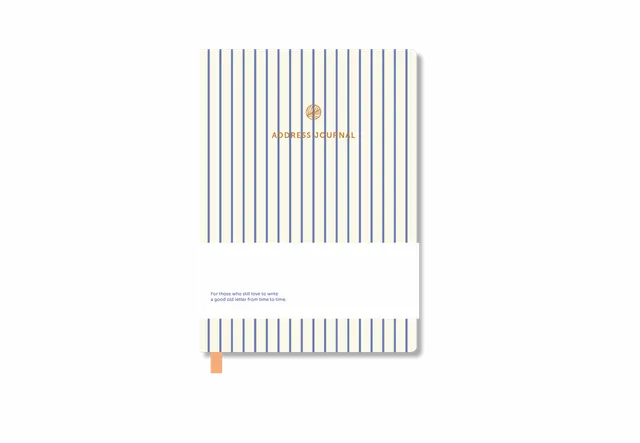 a-journal-address-book-adressbuch-stripes-gestreift image 1