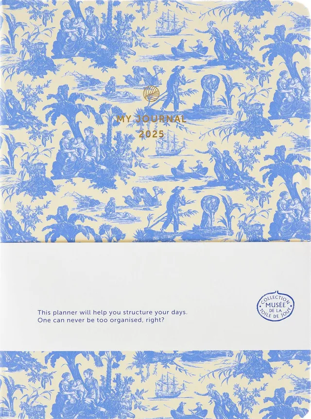a-journal-my-journal-kalender-2025-toile-de-jouy-floral image 1
