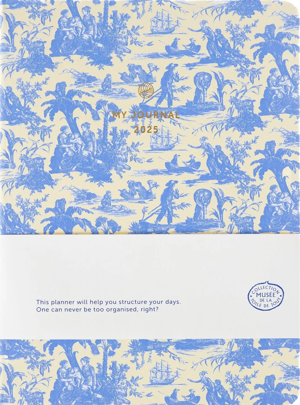 a-journal-my-journal-kalender-2025-toile-de-jouy-floral image 1