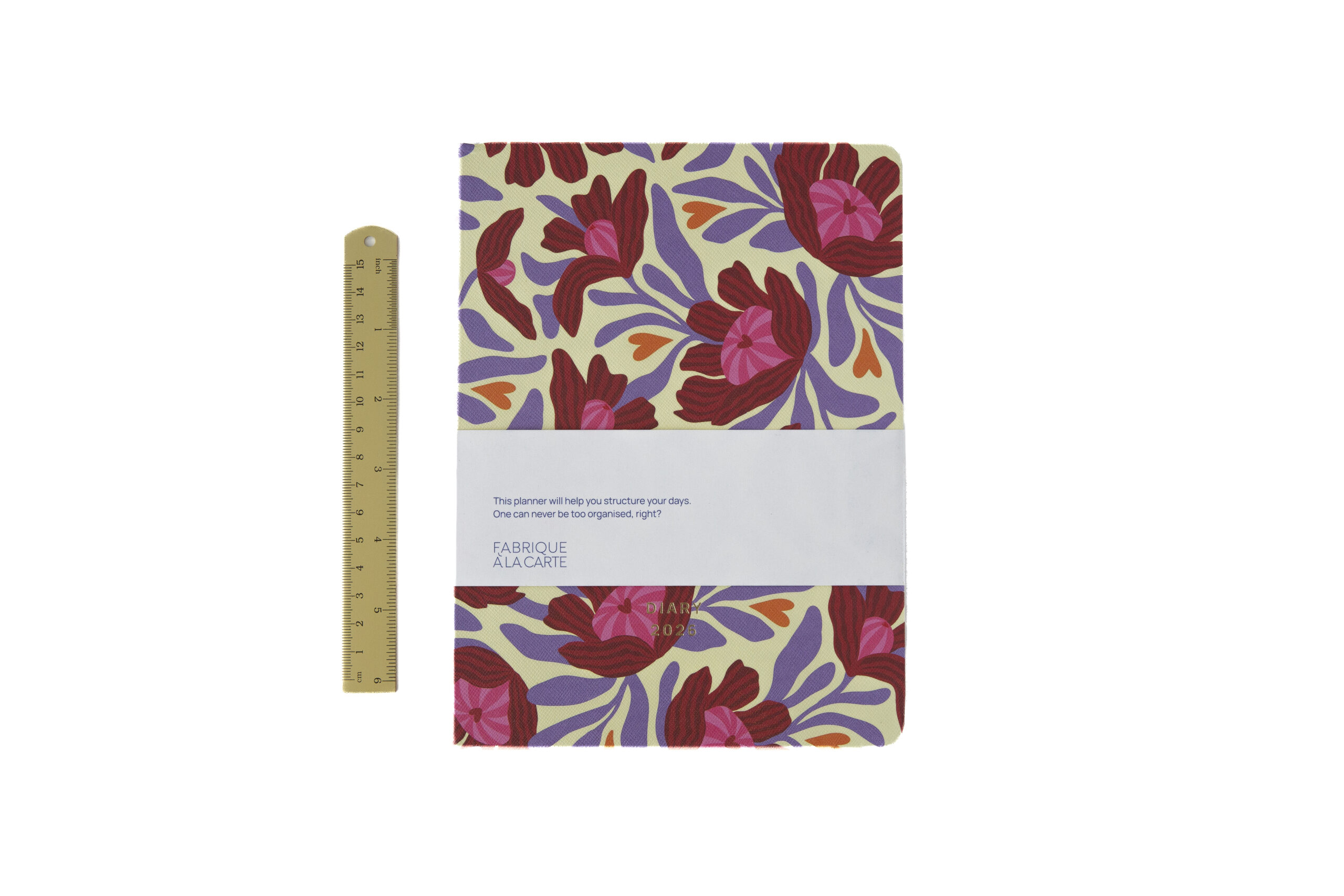 a-journal-fabrique-diary-2026-kalender-flowers-blumen image 4