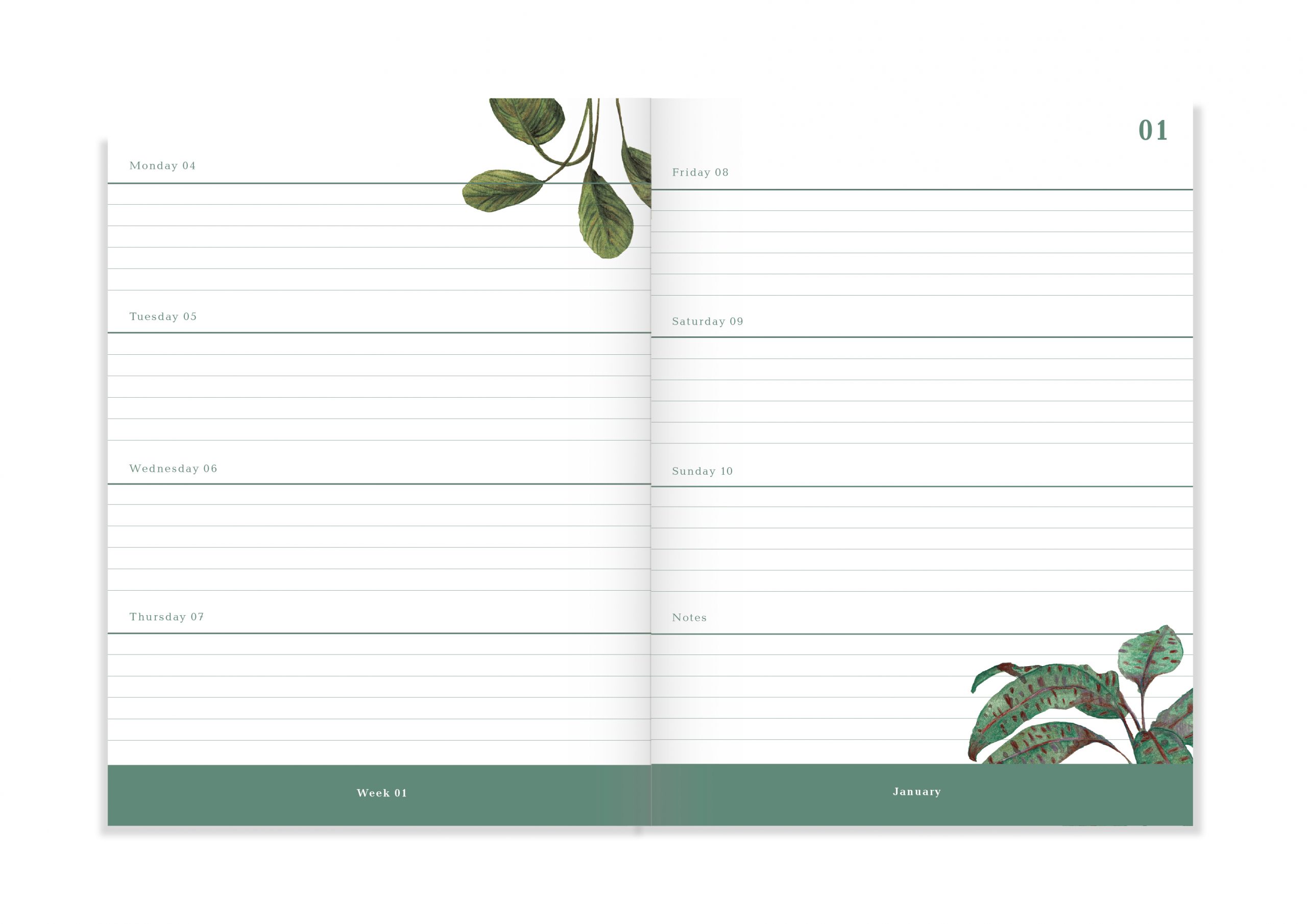 a-journal-ink-diary-2021-tagebuch-green-gr-n image 2