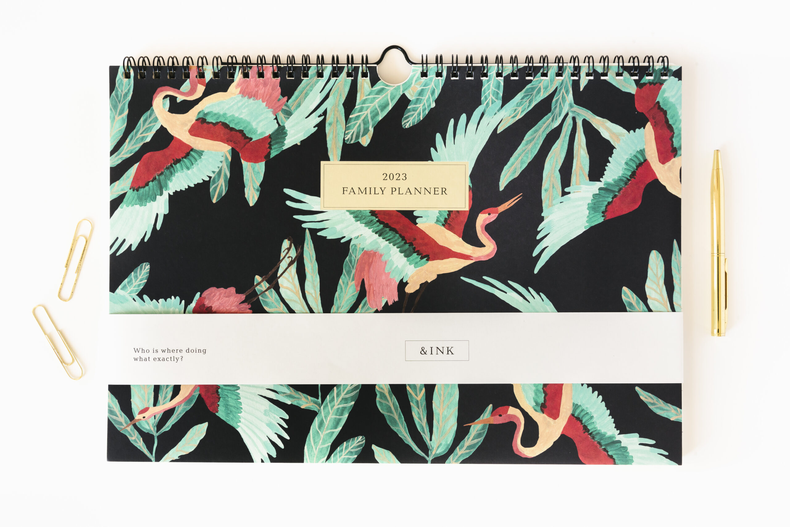 a-journal-ink-familienplaner-2023-jungle-birds image 2
