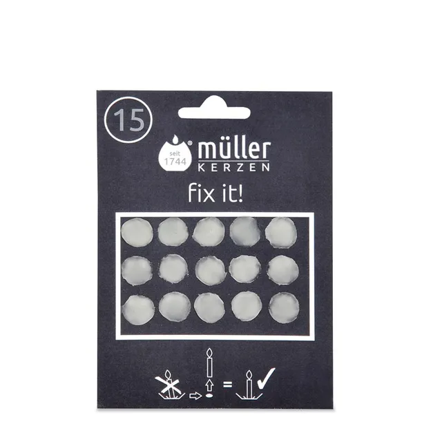 m-ller-kerzen-zubeh-r-klebewachspl-ttchen-15er-kerzenhalter image 1