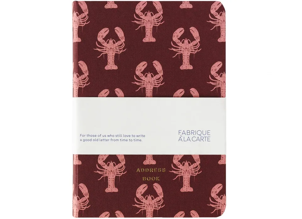 a-journal-fabrique-a-la-carte-lobster-adressbuch-hummer image 1