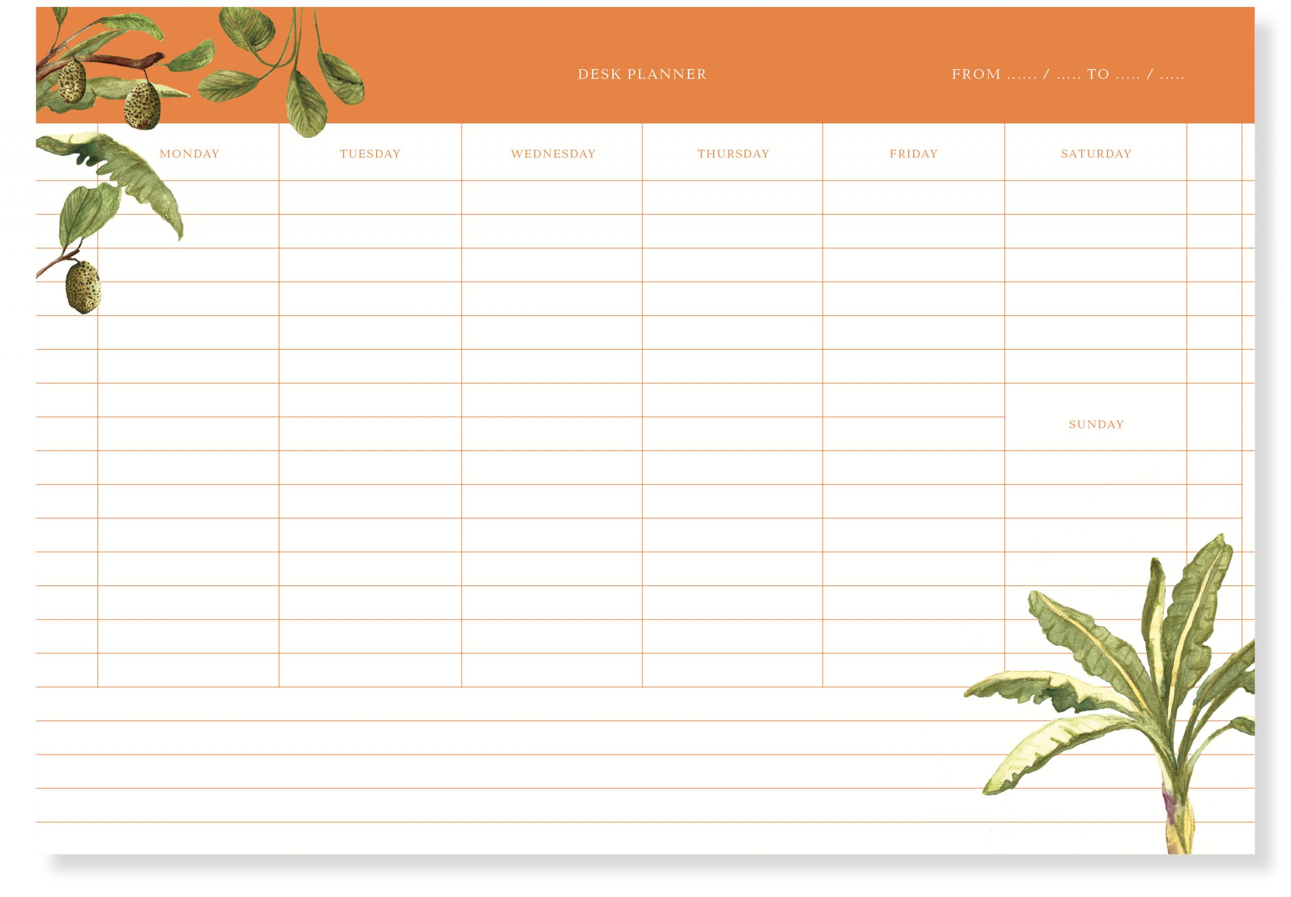 a-journal-ink-deskplanner-schreibtischplaner-papier image 2