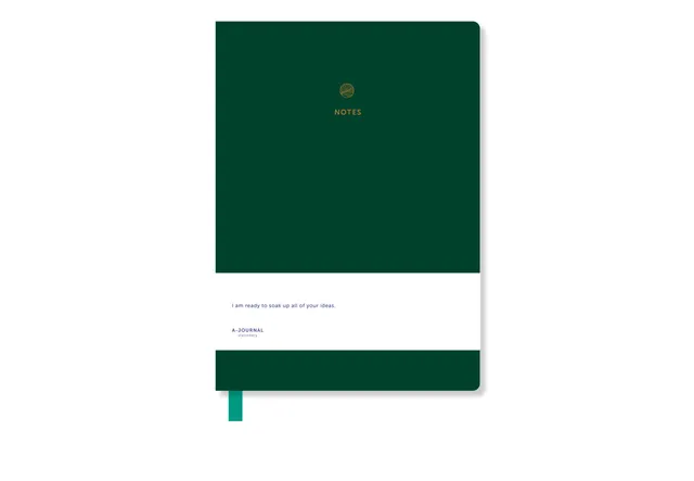 a-journal-a6-notizbuch-dunkelgr-n-taschenformat image 1