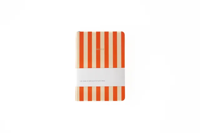 a-journal-a6-notebook-notizbuch-streifen-liniert-klein image 1