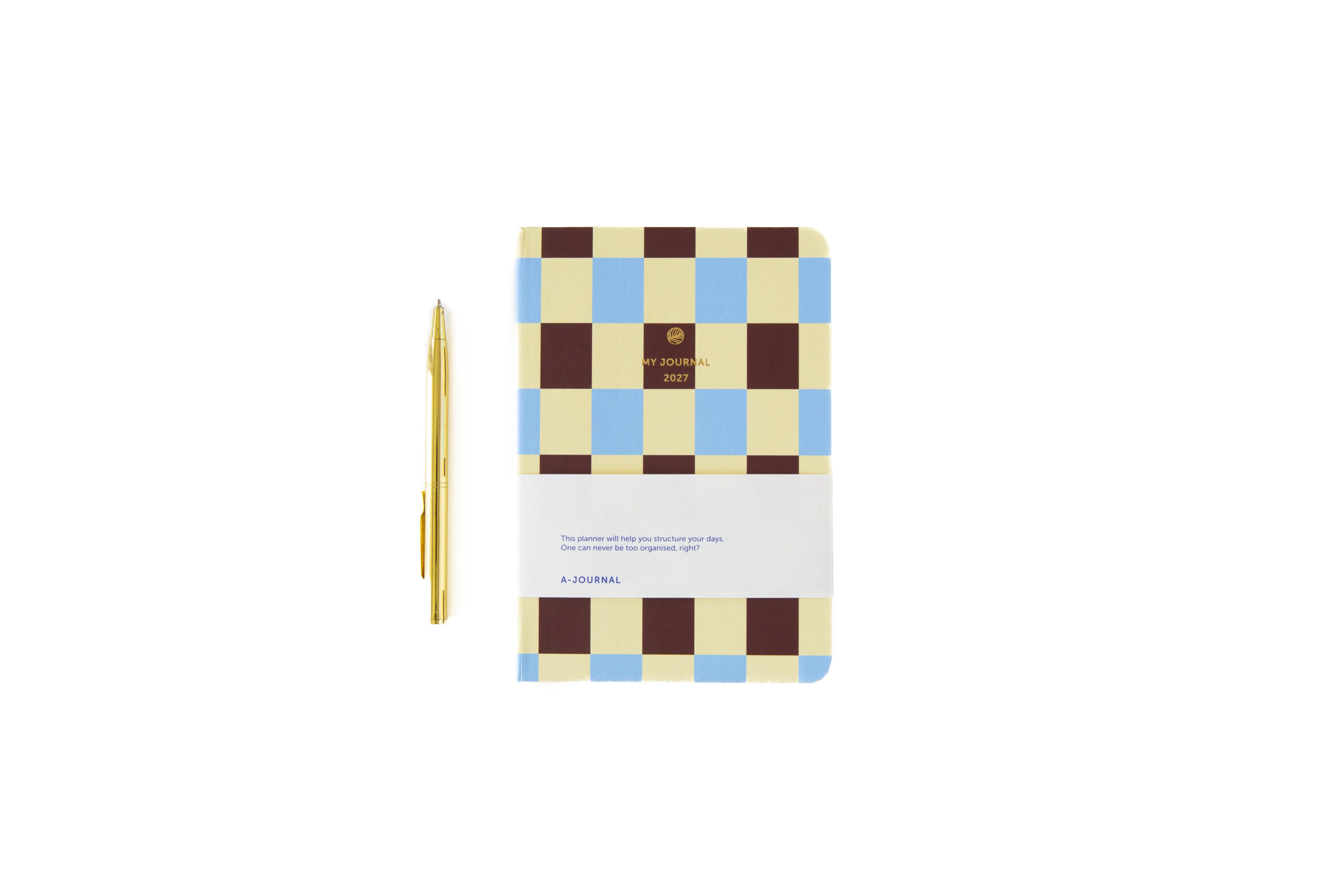 a-journal-a6-my-journal-kalender-2027-blau-kariert image 4