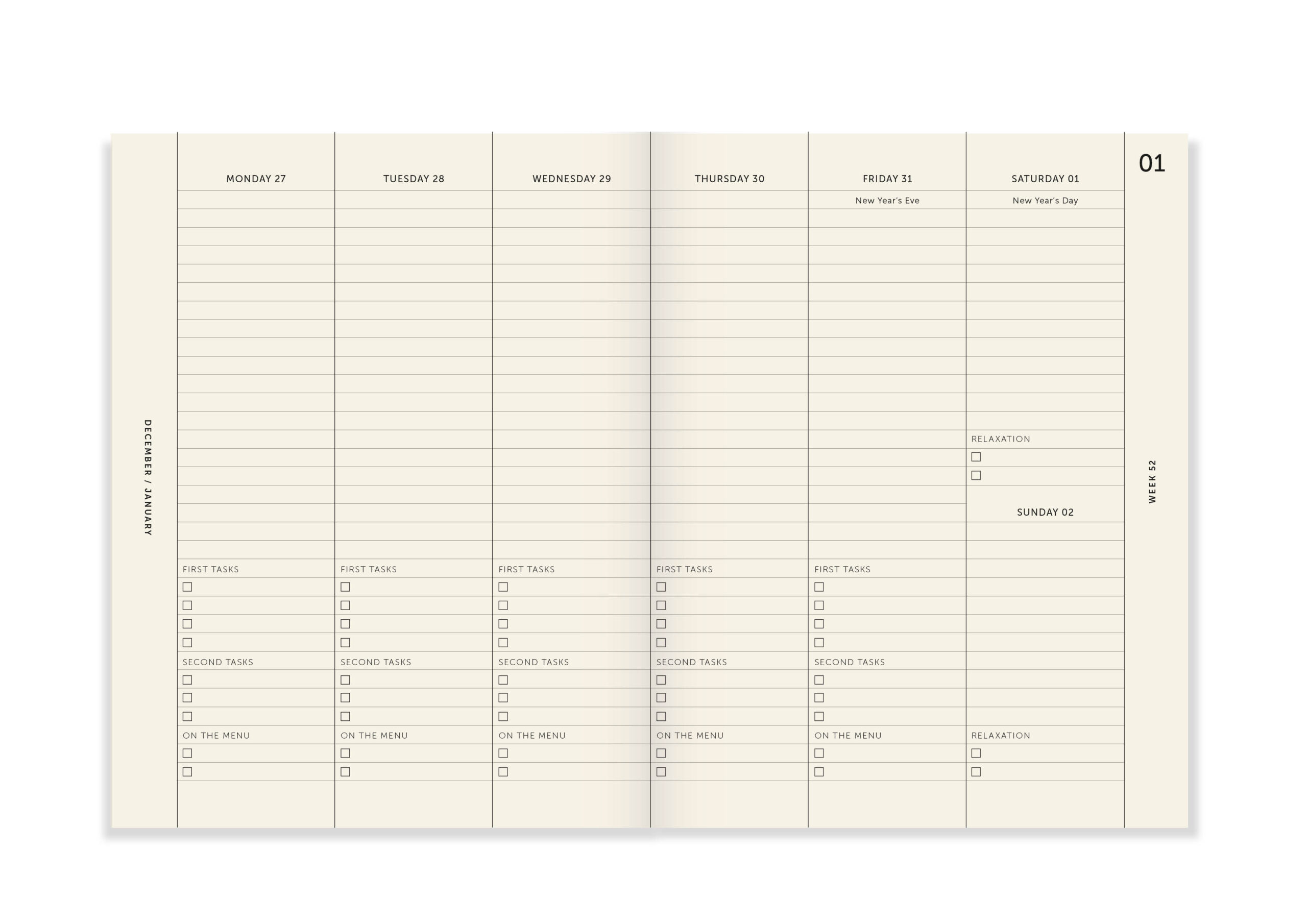 a-journal-a-planner-diary-2023-terminkalender-leinen image 1
