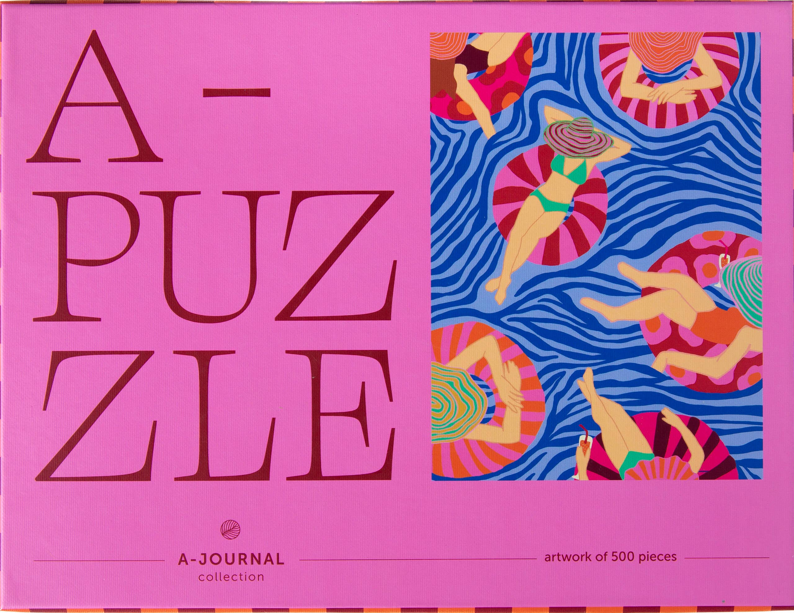 a-journal-lifestyle-puzzle-pool-party-1000-teile-bunt image 1