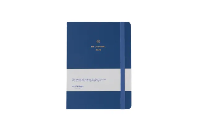 a-journal-my-journal-2026-tagebuch-dunkelblau-kalender image 1