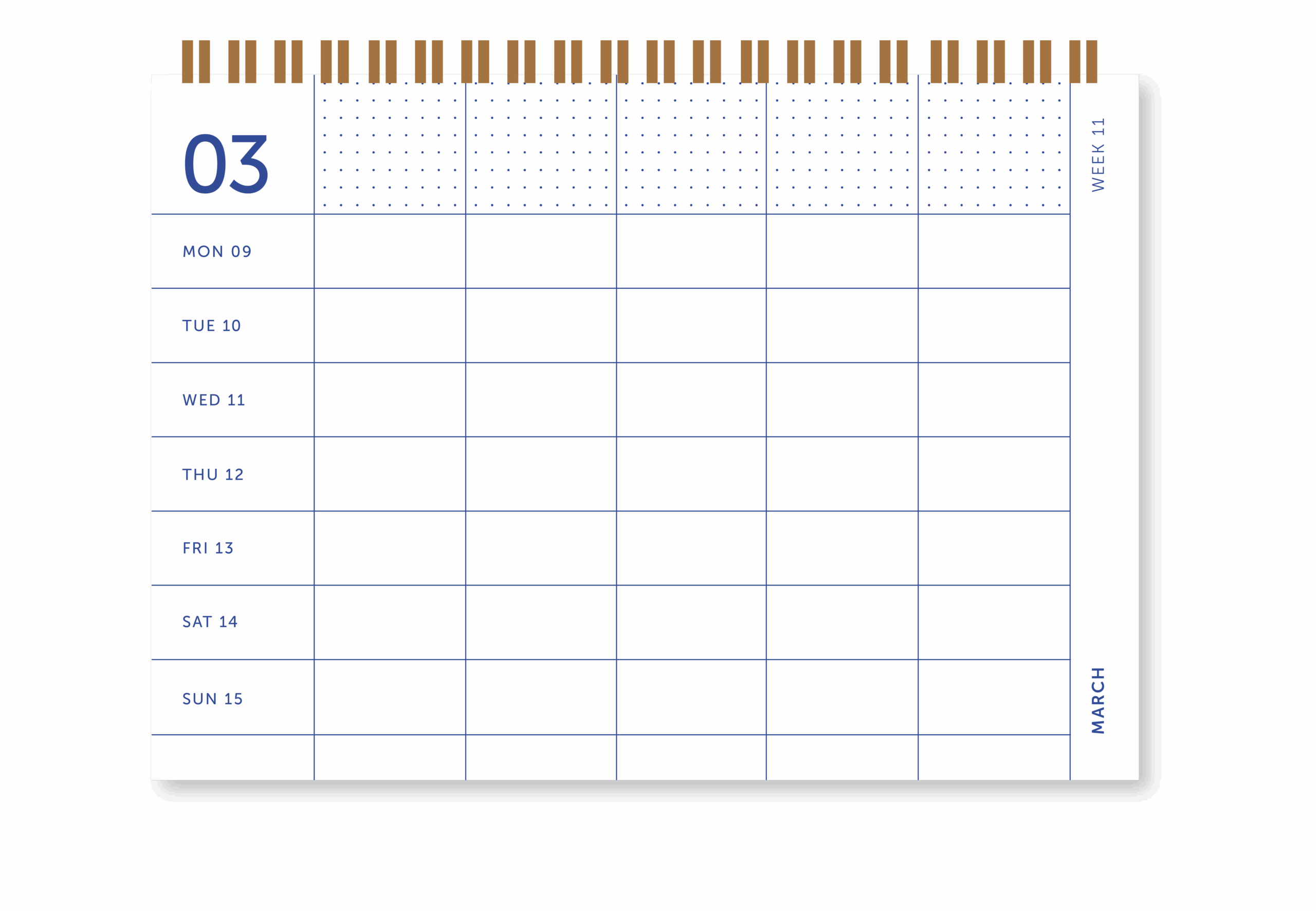 a-journal-family-planner-2026-familienkalender-flow-blue image 2