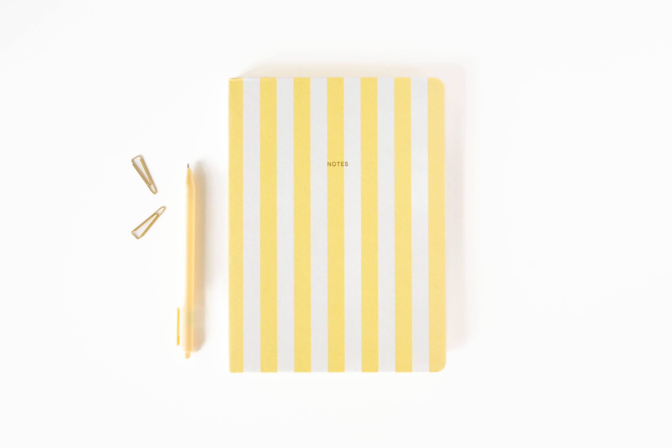 a-journal-fabrique-notizbuch-stripes-yellow-gelbes-notebook image 3