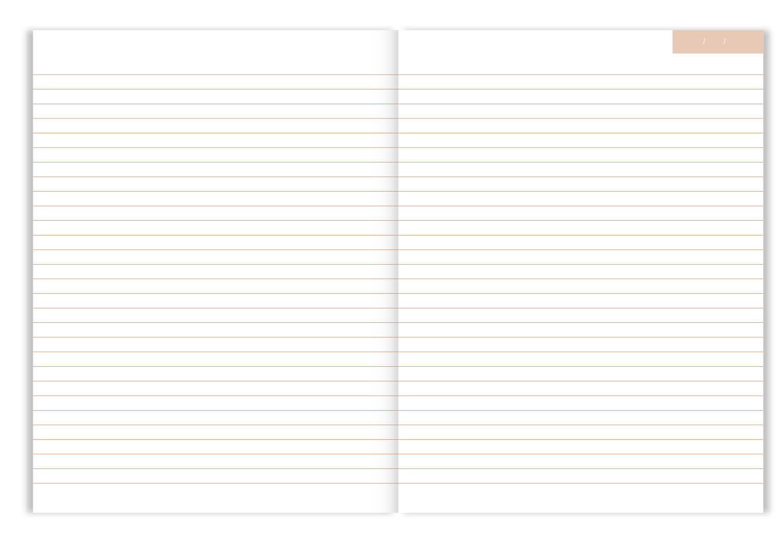 a-journal-notebook-notizbuch-beige image 2