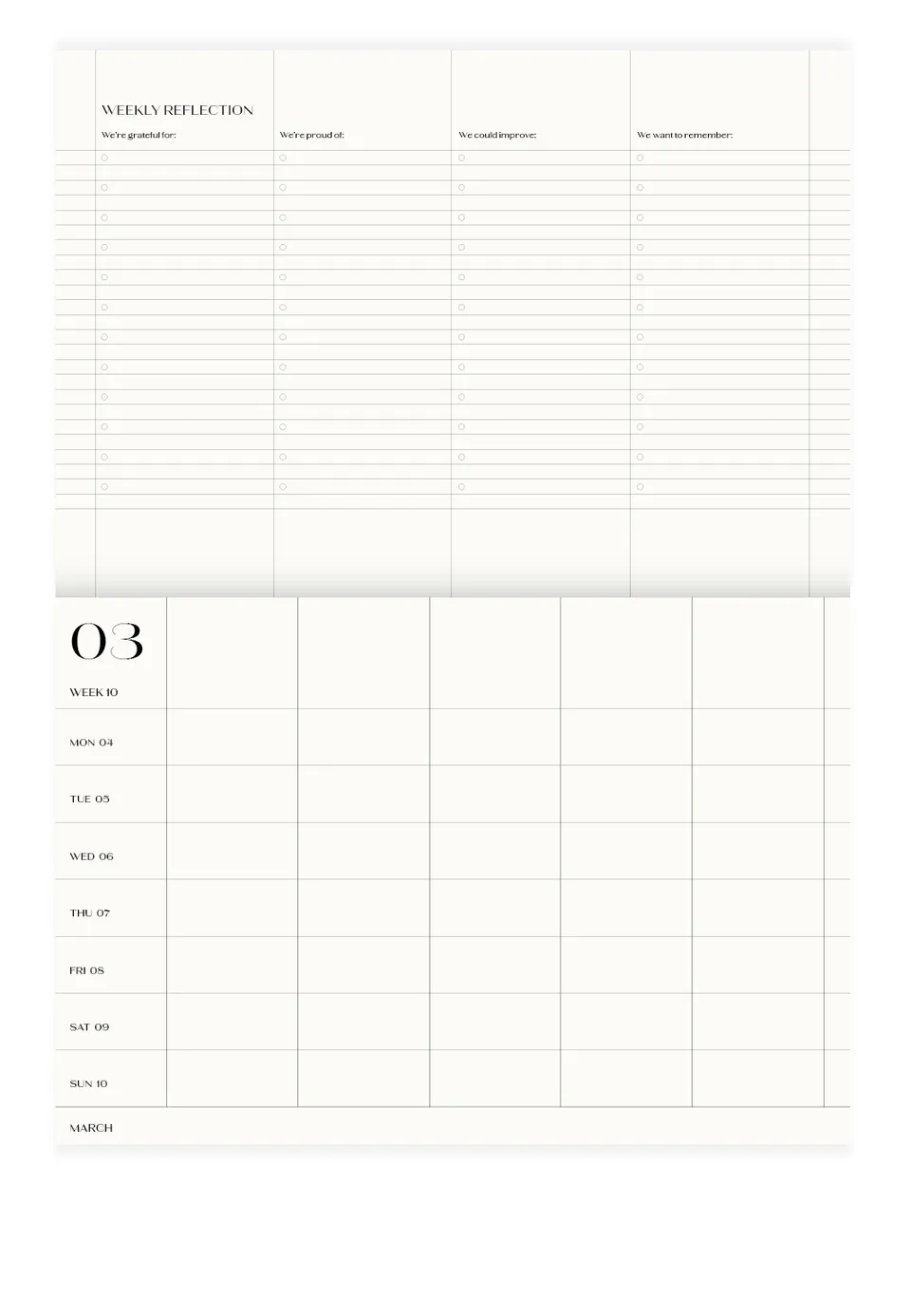 a-journal-ink-family-planner-2024-birds-familienplaner image 1