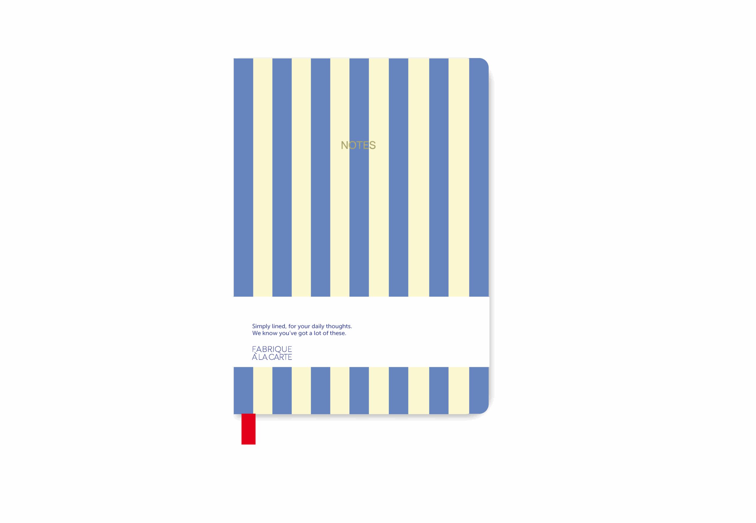 a-journal-fabrique-notizbuch-stripes-lavender-liniert image 1