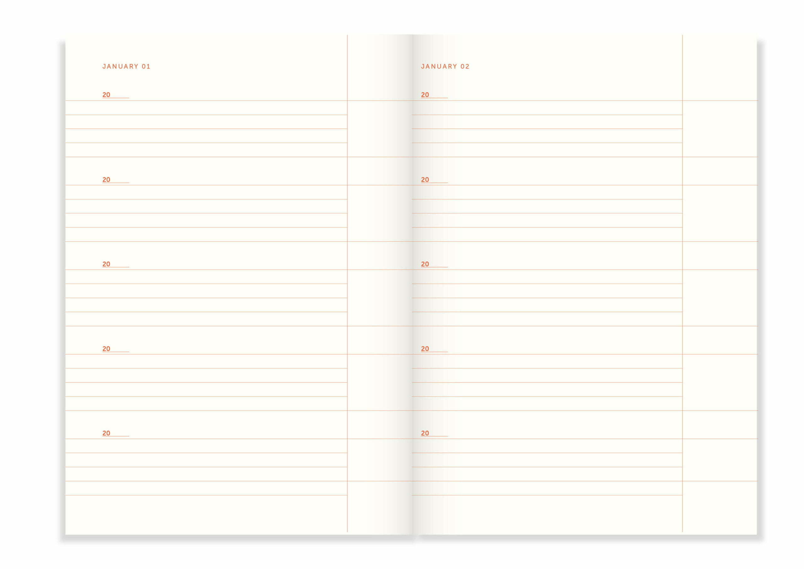 a-journal-one-line-a-day-journal-tagebuch-5-jahre image 2