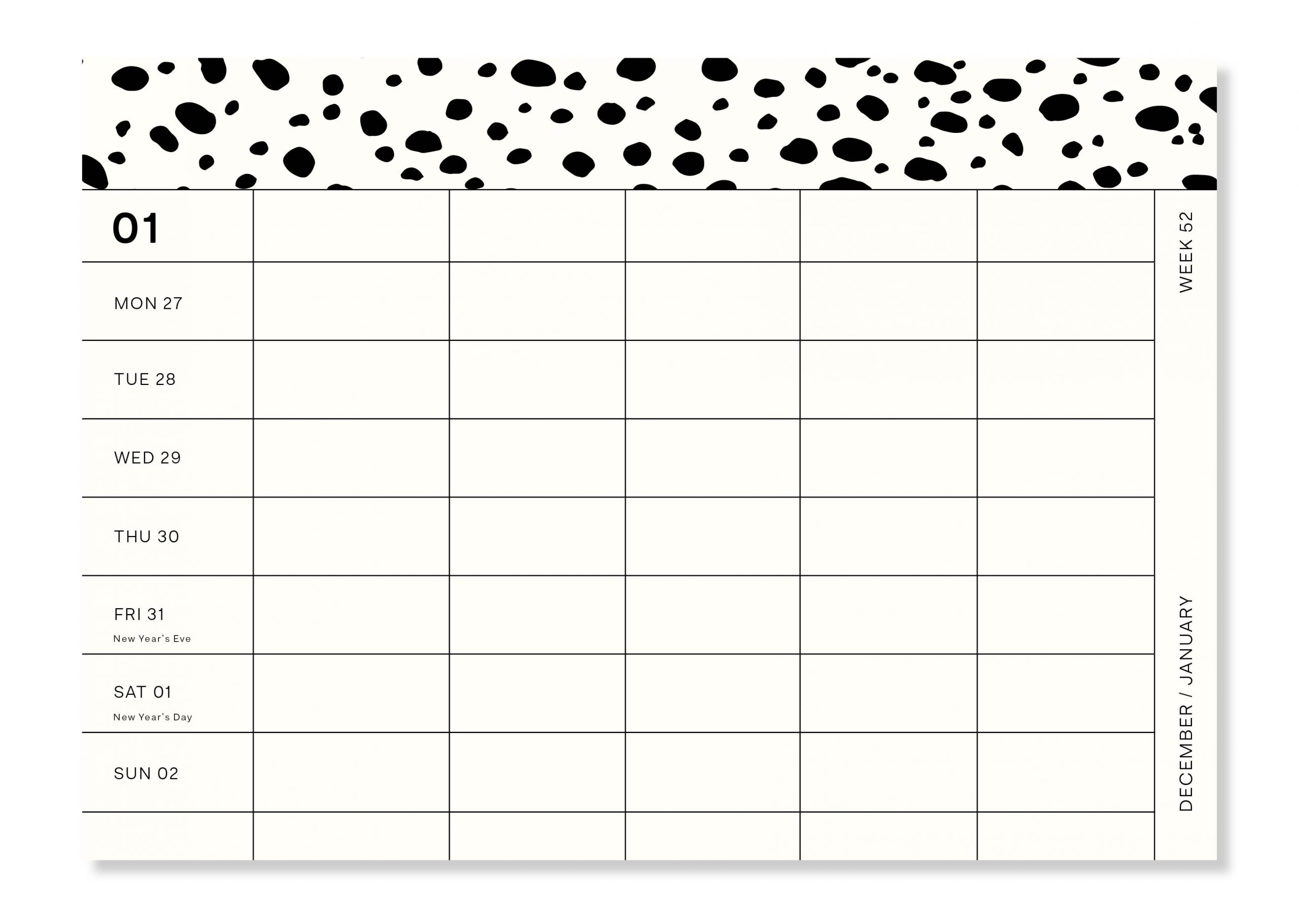 a-journal-fabrique-familienplaner-dalmatier-wandkalender image 2