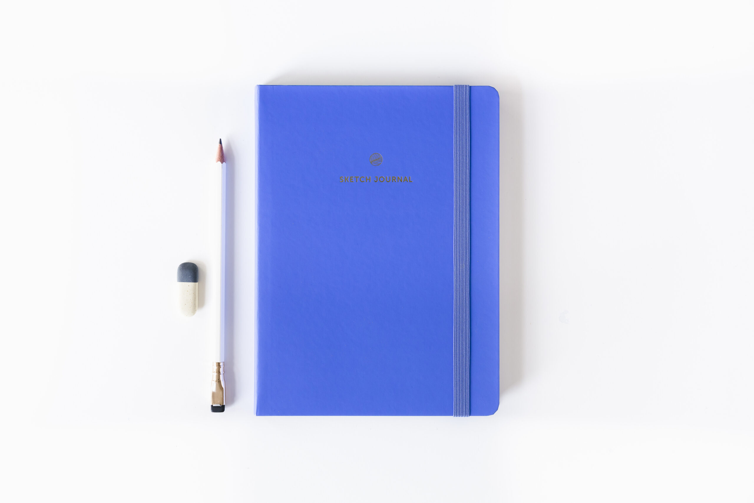a-journal-skizzenbuch-blau-sketchbook-papier-blanko image 3