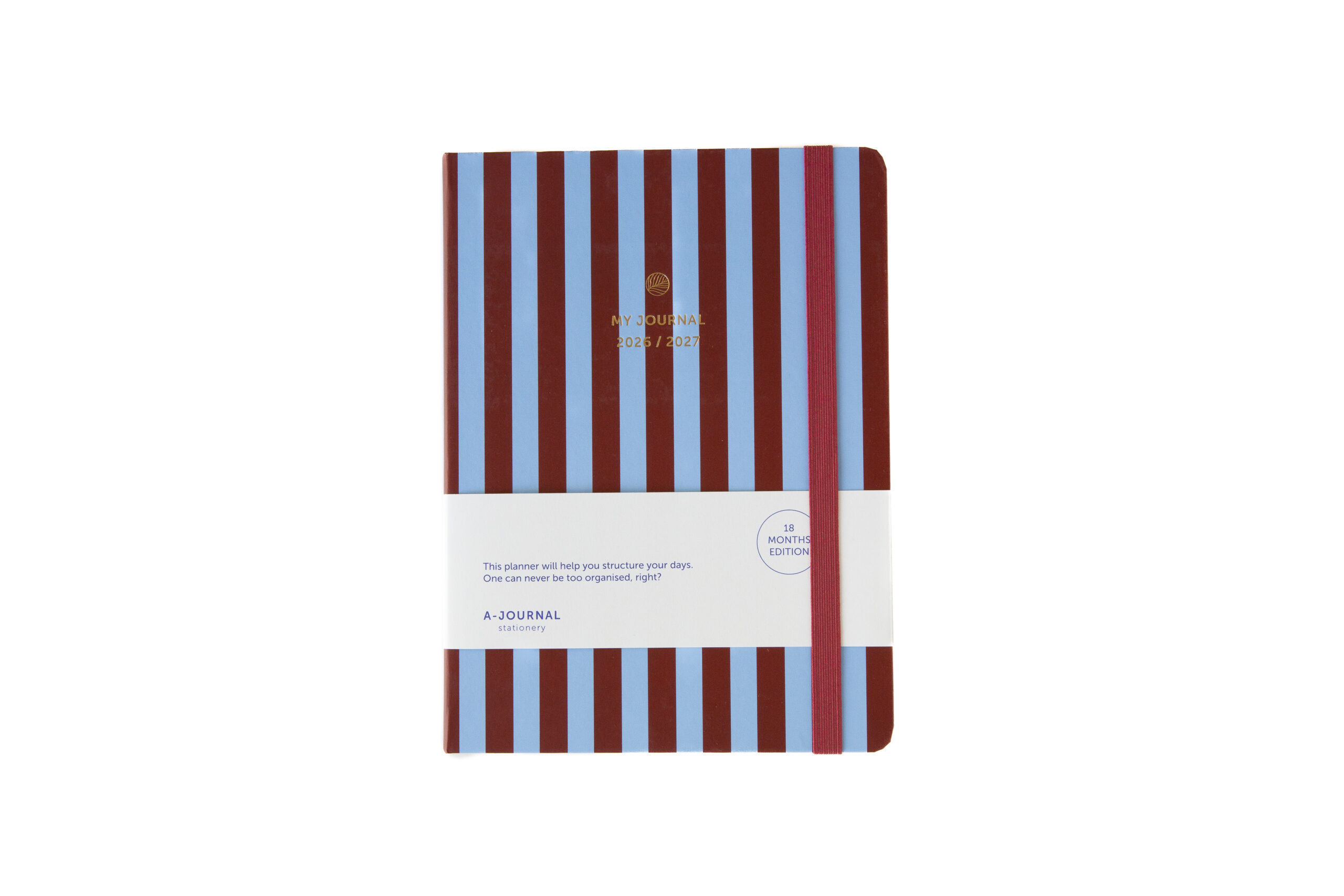 a-journal-my-journal-tagebuch-2026-2027-streifen-blau image 1