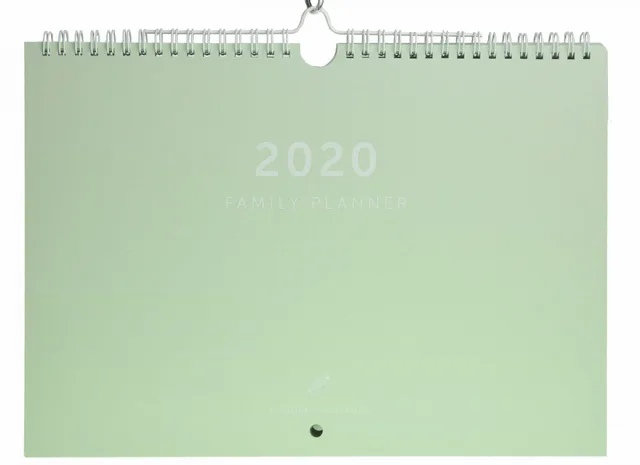 a-journal-family-planner-2020-familienkalender-mint-green image 1