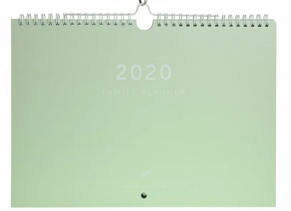 a-journal-family-planner-2020-familienkalender-mint-green image 1