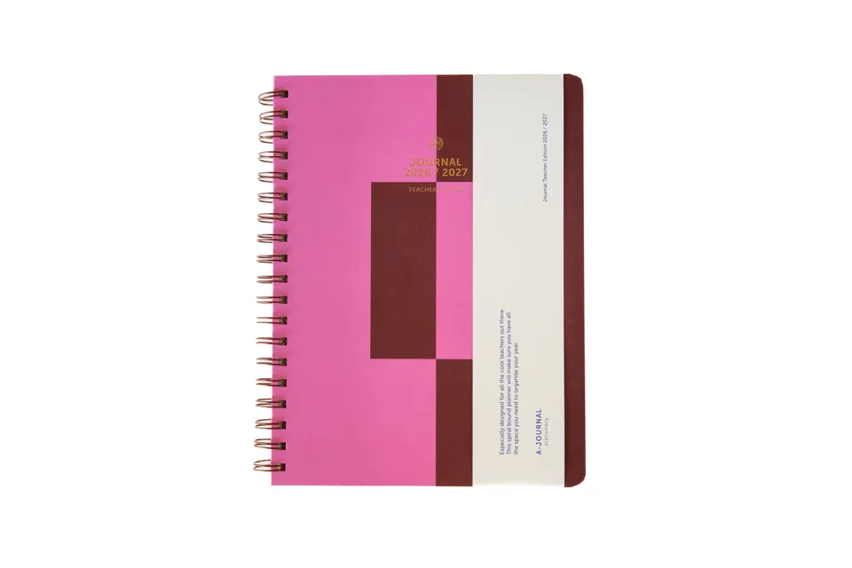 a-journal-teacher-diary-2026-2027-pink-lehrerkalender image 1