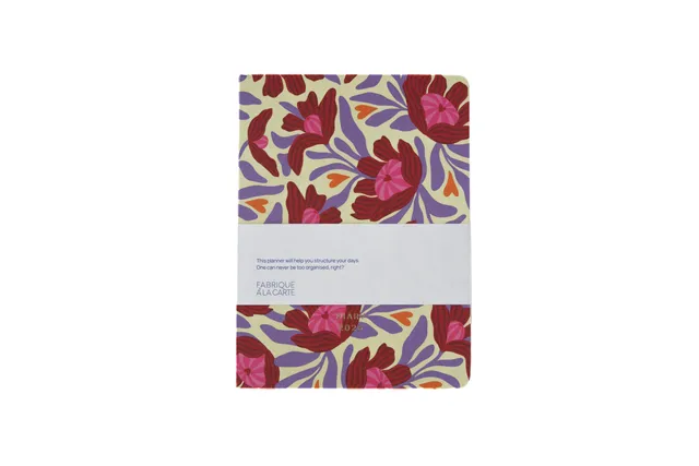 a-journal-fabrique-diary-2026-kalender-flowers-blumen image 1
