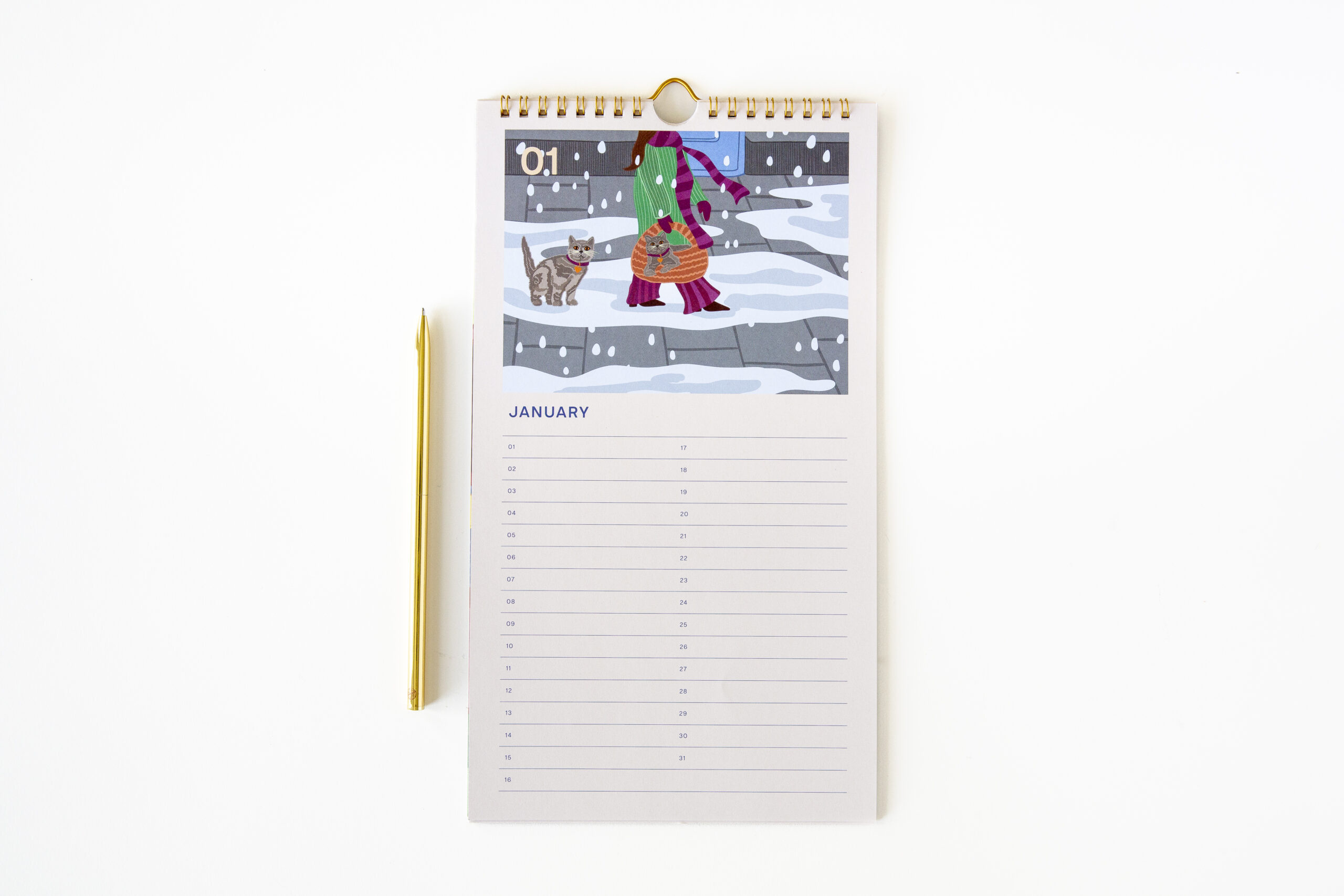 a-journal-fabrique-geburtstagskalender-katzen-ewiger-kalender image 4