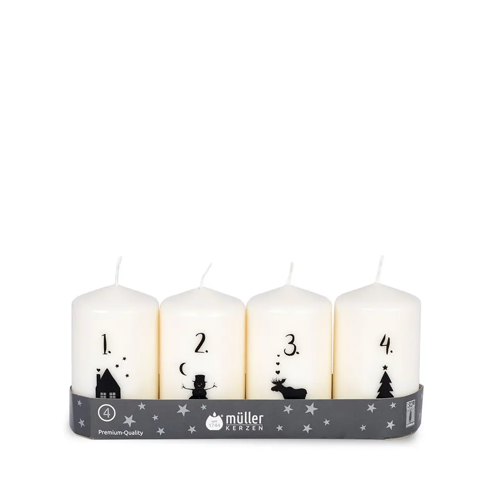 m-ller-kerzen-adventkerzenset-4er-90-55-stumpenkerzen image 1