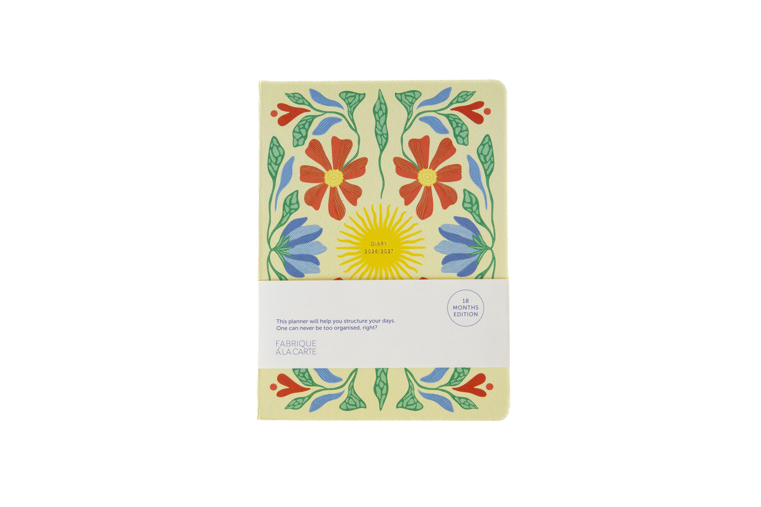 a-journal-fabrique-18-months-diary-2026-2027-sun-yellow image 1