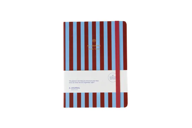 a-journal-my-journal-tagebuch-2026-2027-streifen-blau image 1