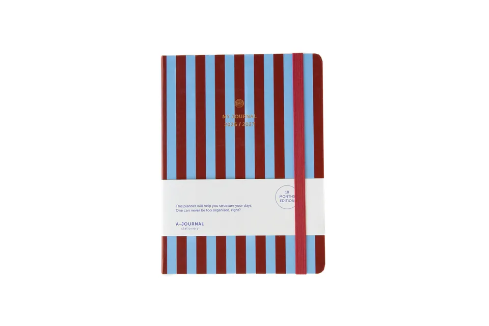 a-journal-my-journal-tagebuch-2026-2027-streifen-blau image 1