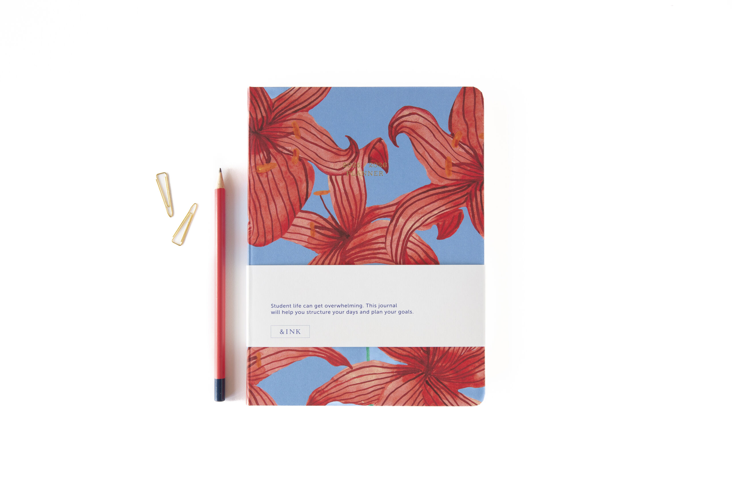 a-journal-ink-school-diary-flower-red-schulplaner-rot image 5