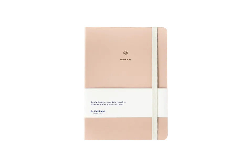 a-journal-notebook-notizbuch-beige image 1