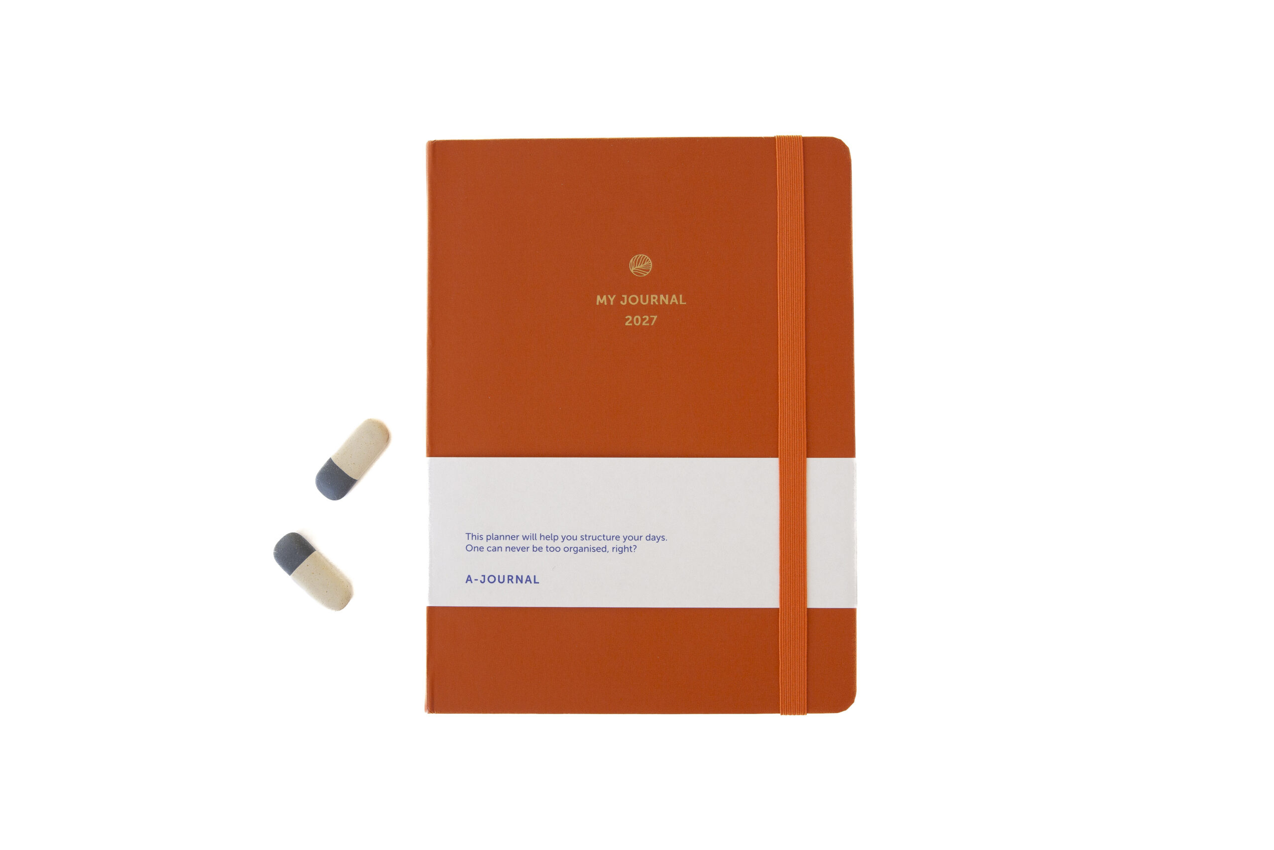 a-journal-my-journal-diary-2027-orange-tagebuch image 4